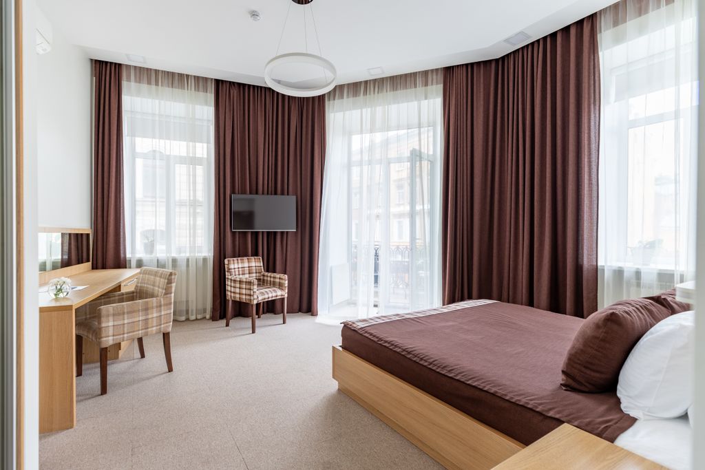 Двухместный номер с 1 кроватью люкс с видом на город