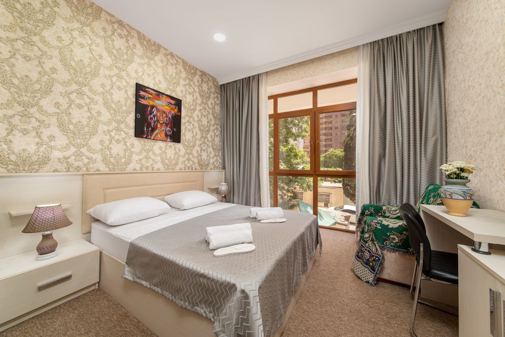 Двухместный номер с 1 кроватью улучшенный с видом на город