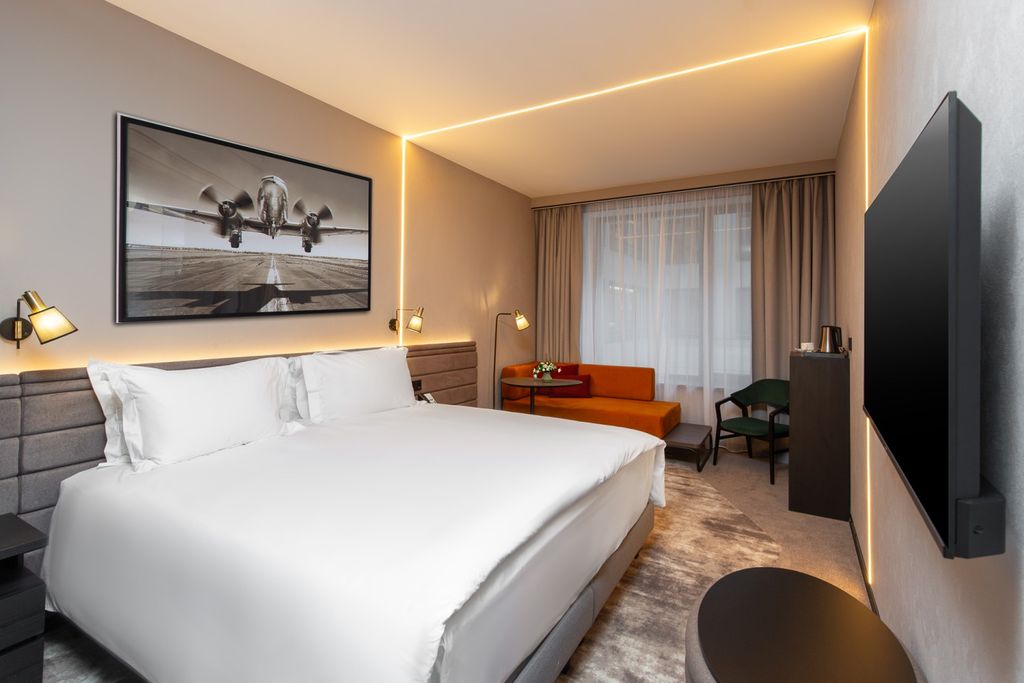 Двухместный номер с 1 кроватью Премиум