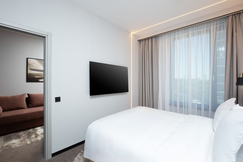 Двухместный номер с 1 кроватью Полулюкс