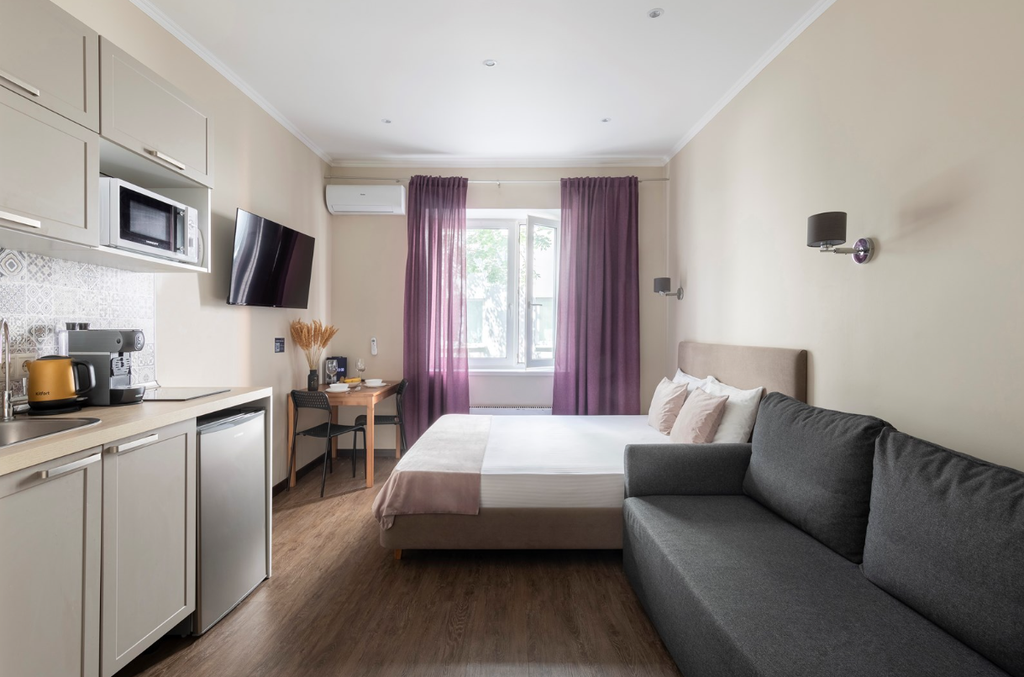 Апартаменты полулюкс четырёхместный