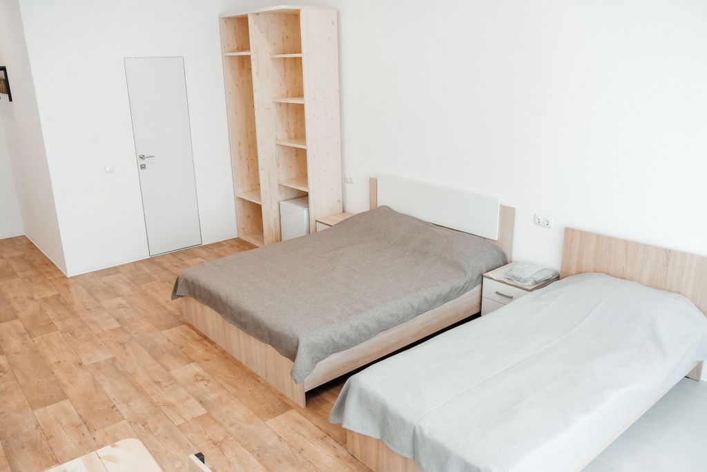 Трёхместный номер стандарт с видом на море