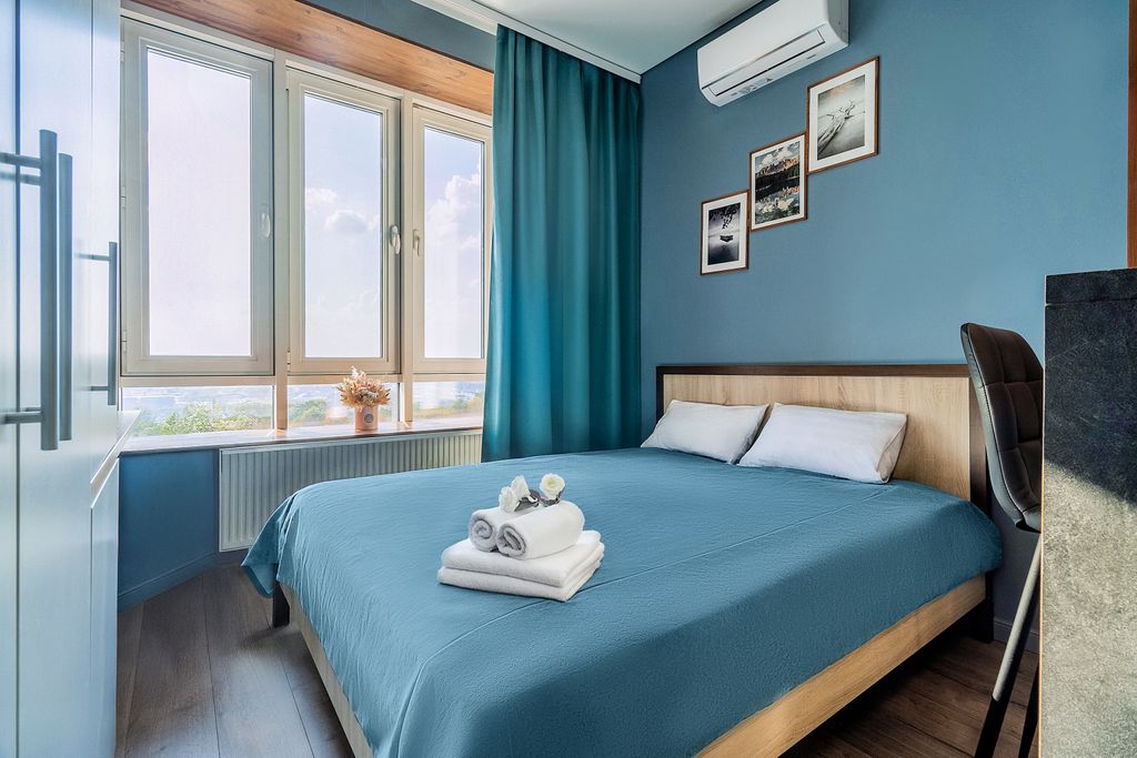 Апартаменты студия Aqua номер 814 с видом на реку