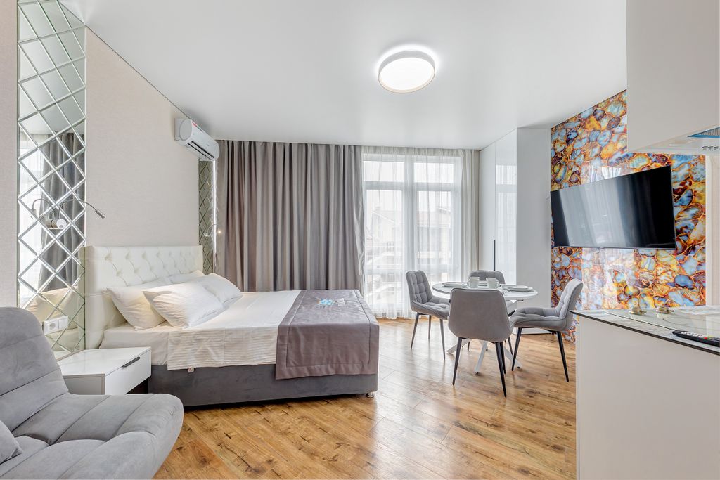 Четырёхместный номер студия с кухней