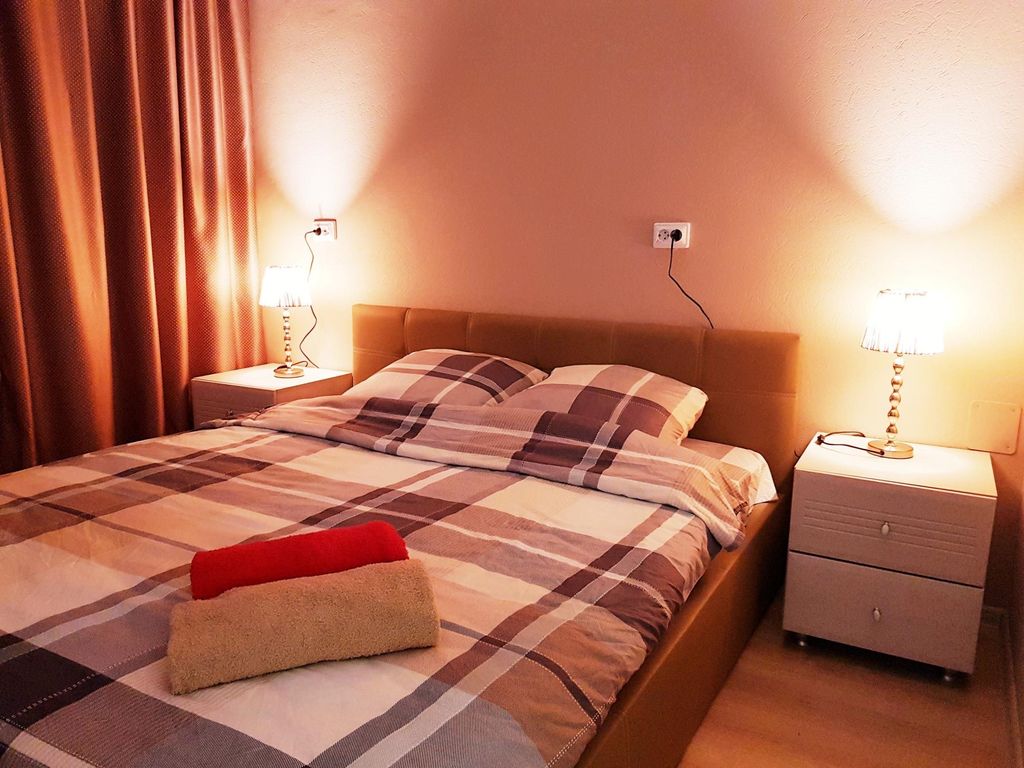 Двухместный номер с 1 кроватью улучшенный с видом на город