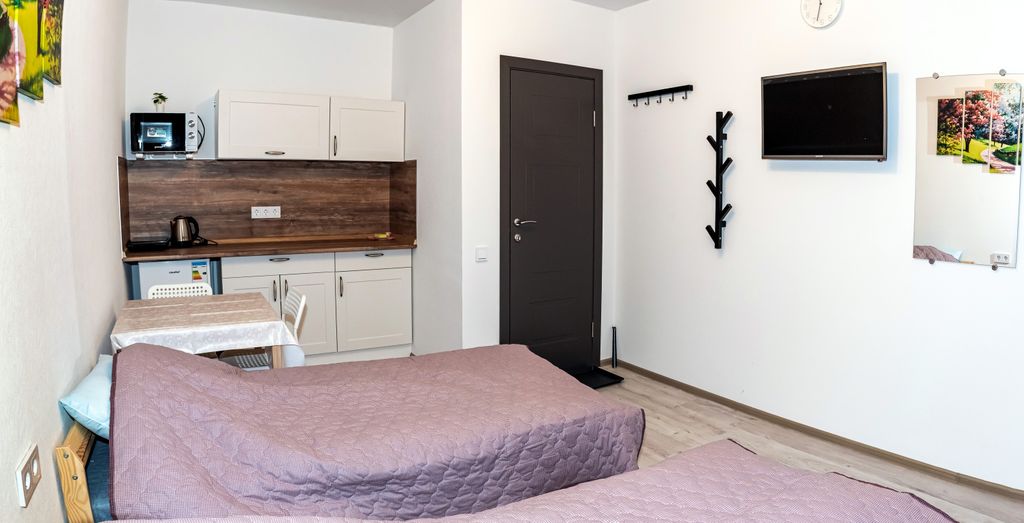 Двухместный с 2 отдельными кроватями Уютная комната рядом с ИМР и ЦИПК