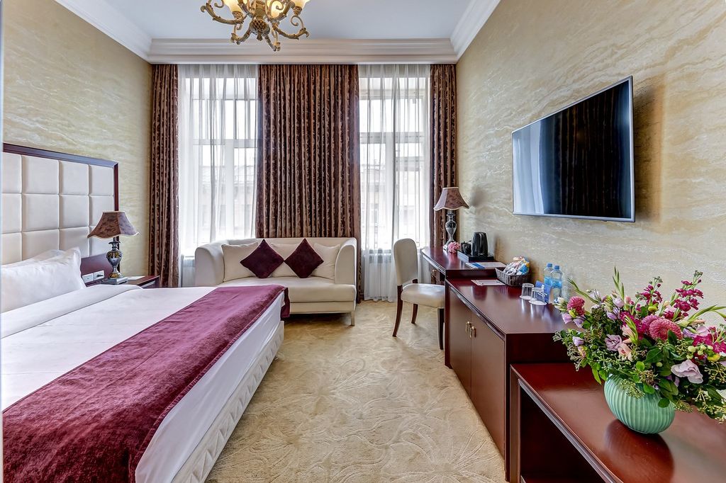 Двухместный номер с 1 кроватью делюкс с джакузи