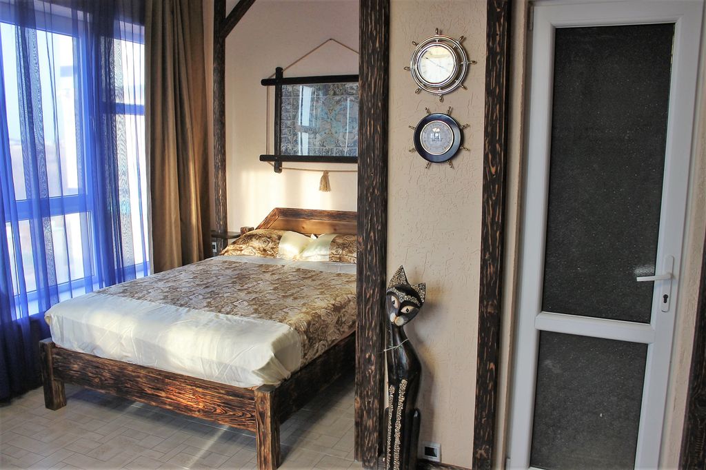 Двухместный номер с 1 кроватью с террасой и видом на море