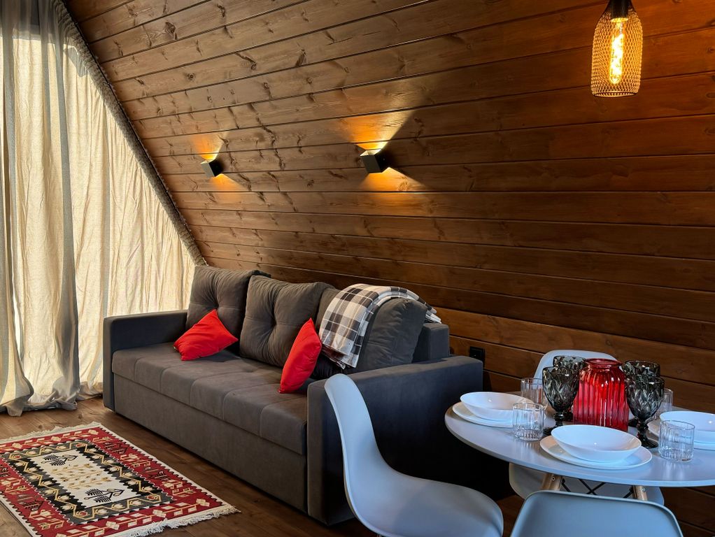 Апартаменты A-frame с террасой