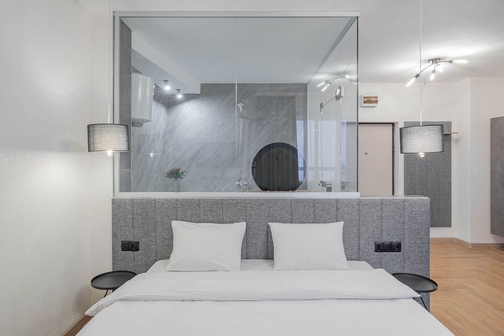 Апартаменты Прозрачный люкс с видом на реку