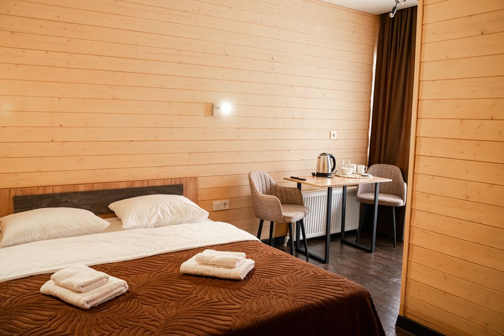 Двухместный номер с 1 кроватью стандарт с видом на горы