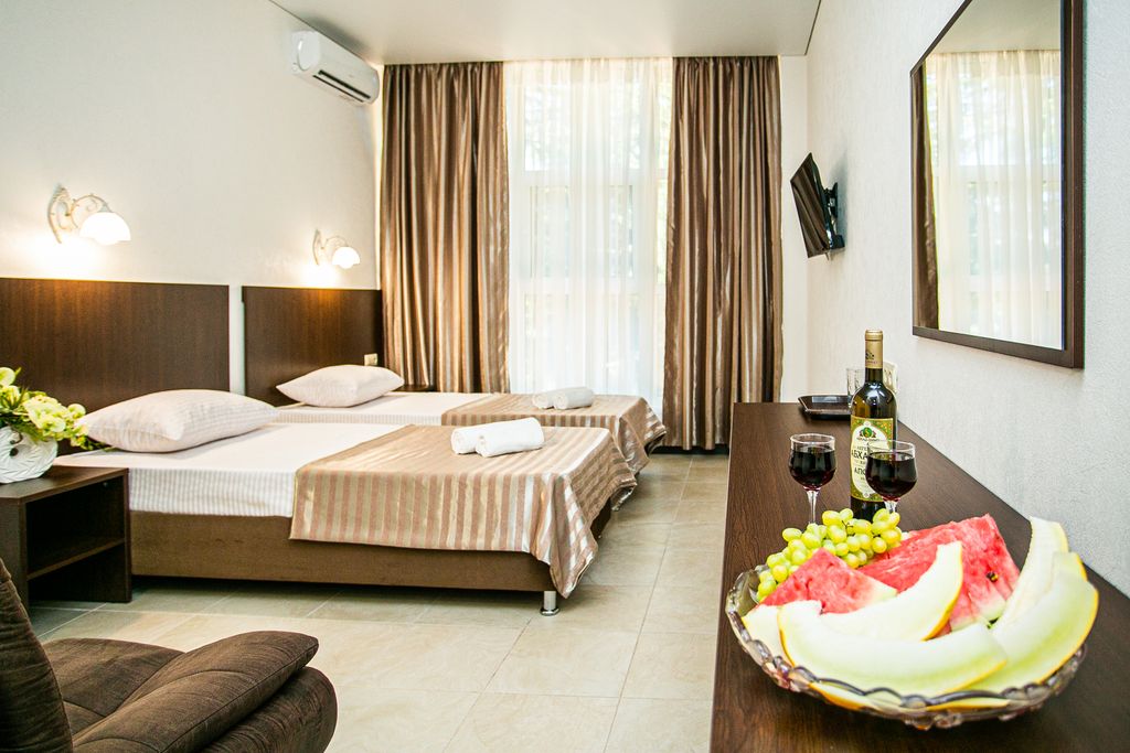 Двухместный номер с 2 отдельными кроватями с бассейном