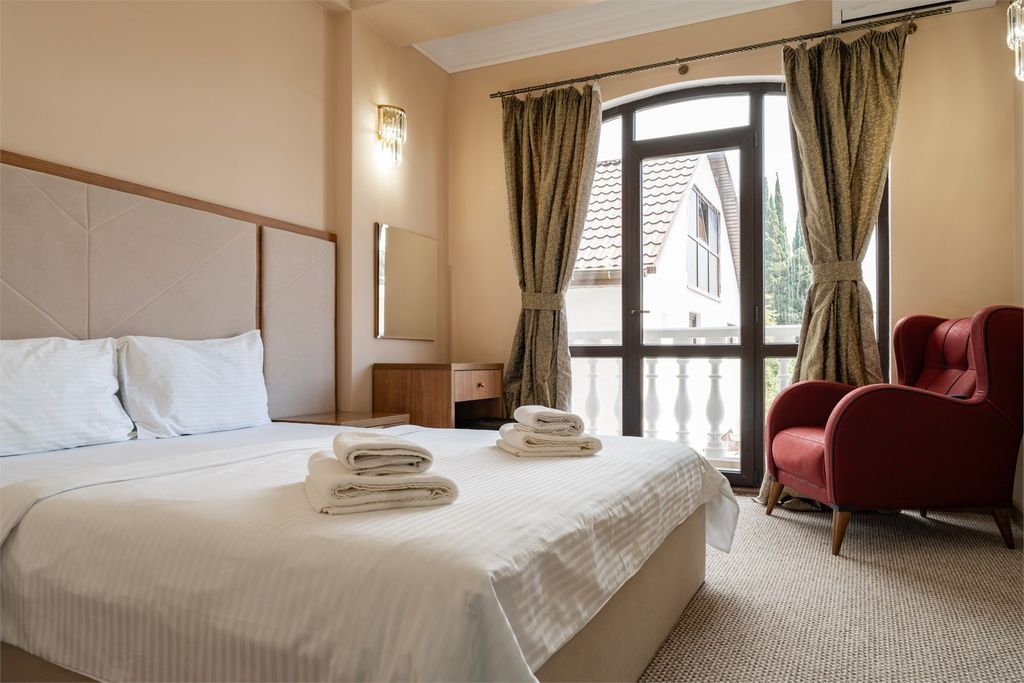 Двухместный номер с 1 кроватью Джуниор с балконом и видом на море