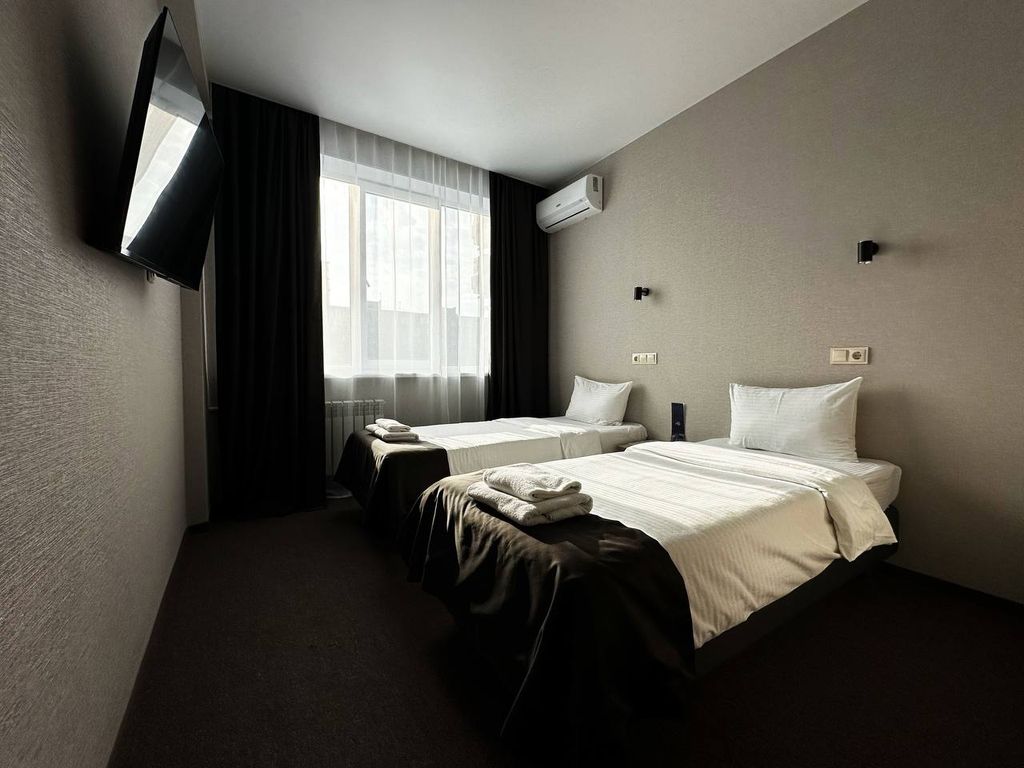 Двухместный номер с 2 отдельными кроватями стандарт с видом на город