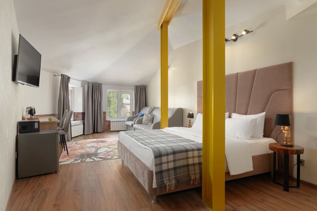 Двухместный номер с 1 кроватью Люкс Лофт 2