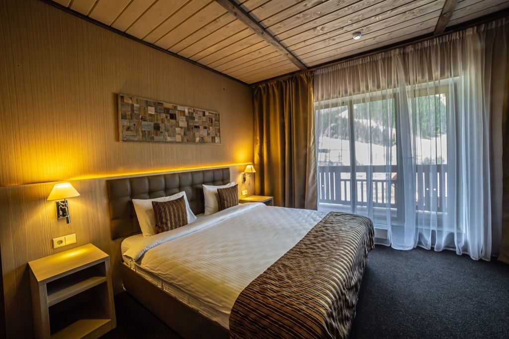 Апартаменты Семейный люкс с одной спальней и кухней