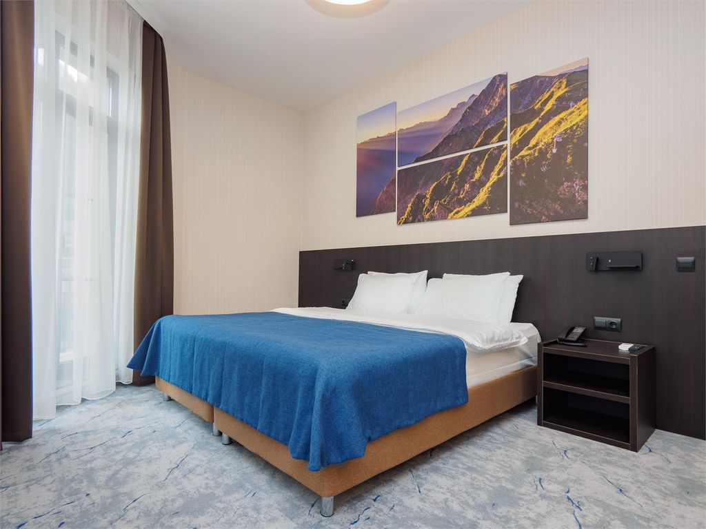 Апартаменты делюкс с 1 спальней с балконом