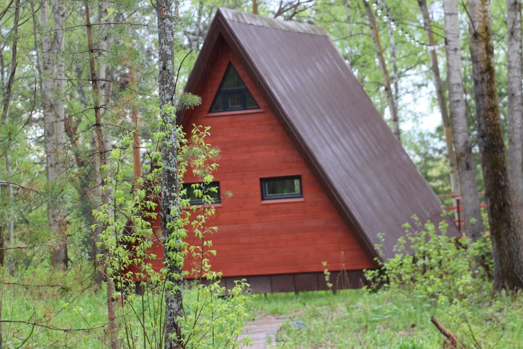 Дом Красный A-Frame