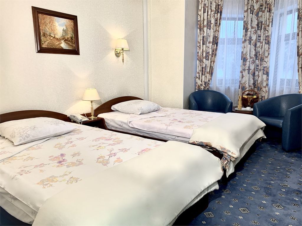 Двухместный номер с 2 отдельными кроватями с балконом