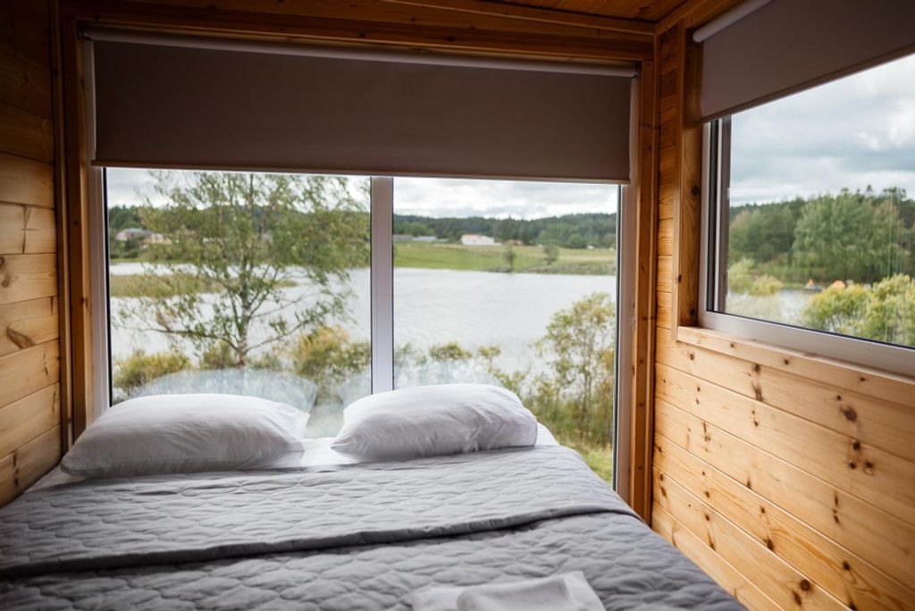 Эко-дом Ягодный домик с террасой на двоих