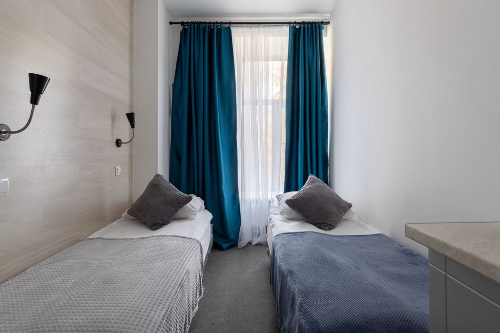 Двухместный номер с 2 отдельными кроватями стандарт с кухней