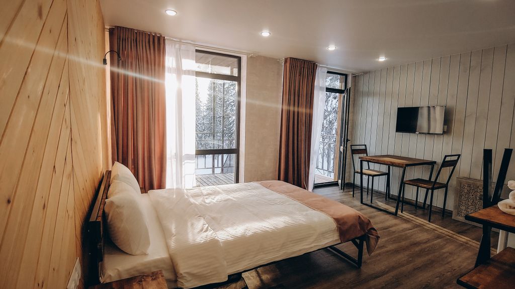 Апартаменты студия с балконом