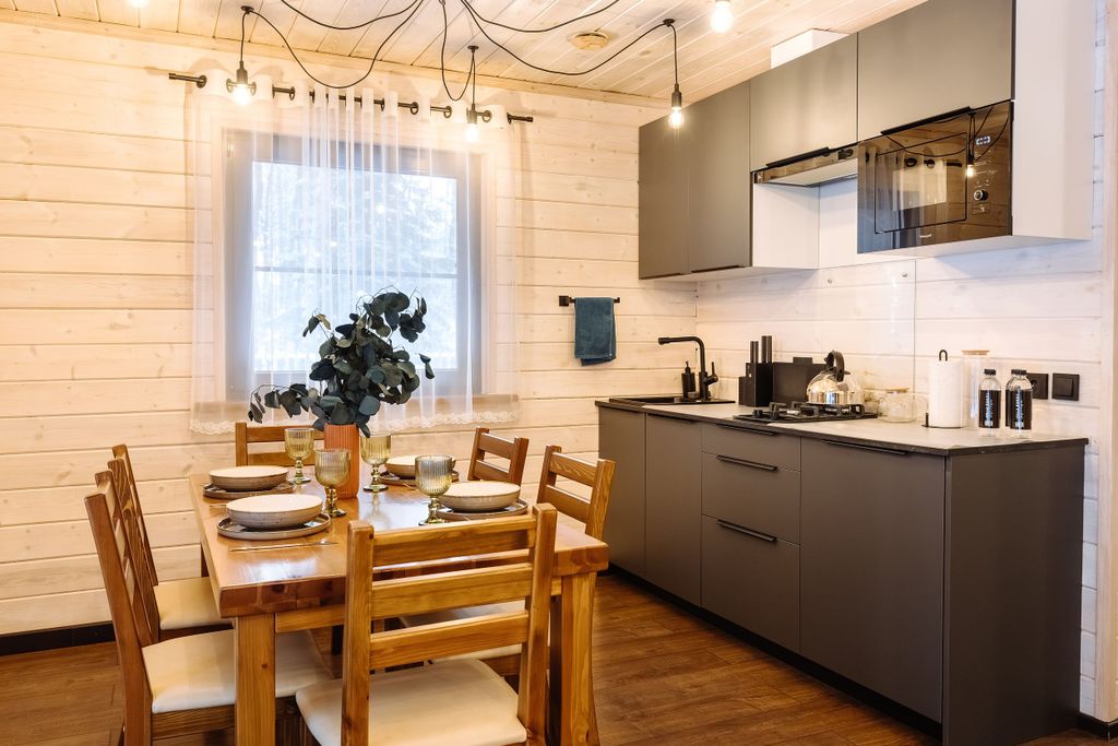 Дом коттедж 1 с сауной и видом на озеро