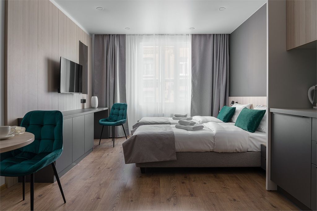 Двухместный номер с 2 отдельными кроватями Studio