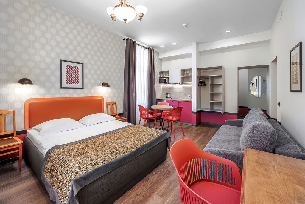 Апартаменты студия с кухней