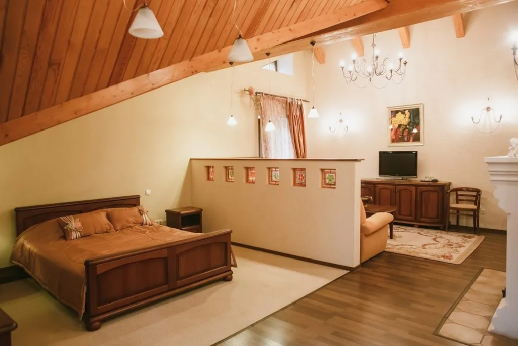 Двухместный номер с 1 кроватью люкс студия