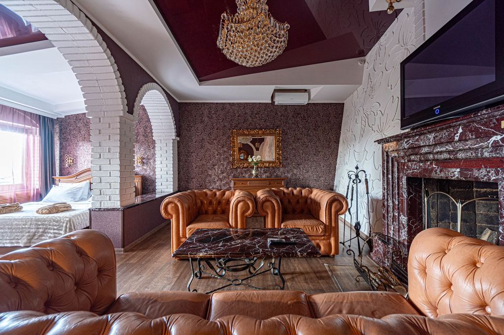 Двухместный номер с 1 кроватью люкс с видом на город