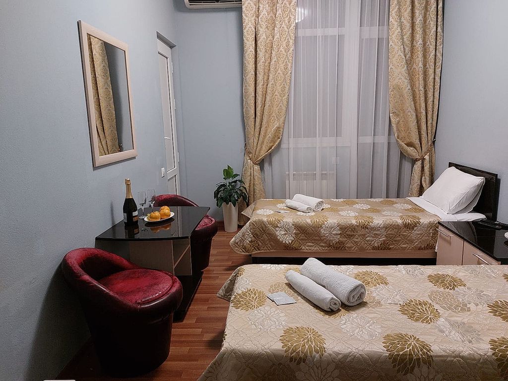 Двухместный номер с 2 отдельными кроватями стандарт с видом на город