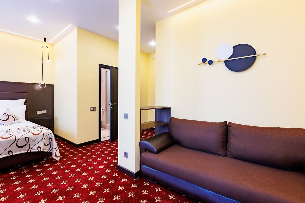 Двухместный номер с 2 отдельными кроватями люкс с видом на город