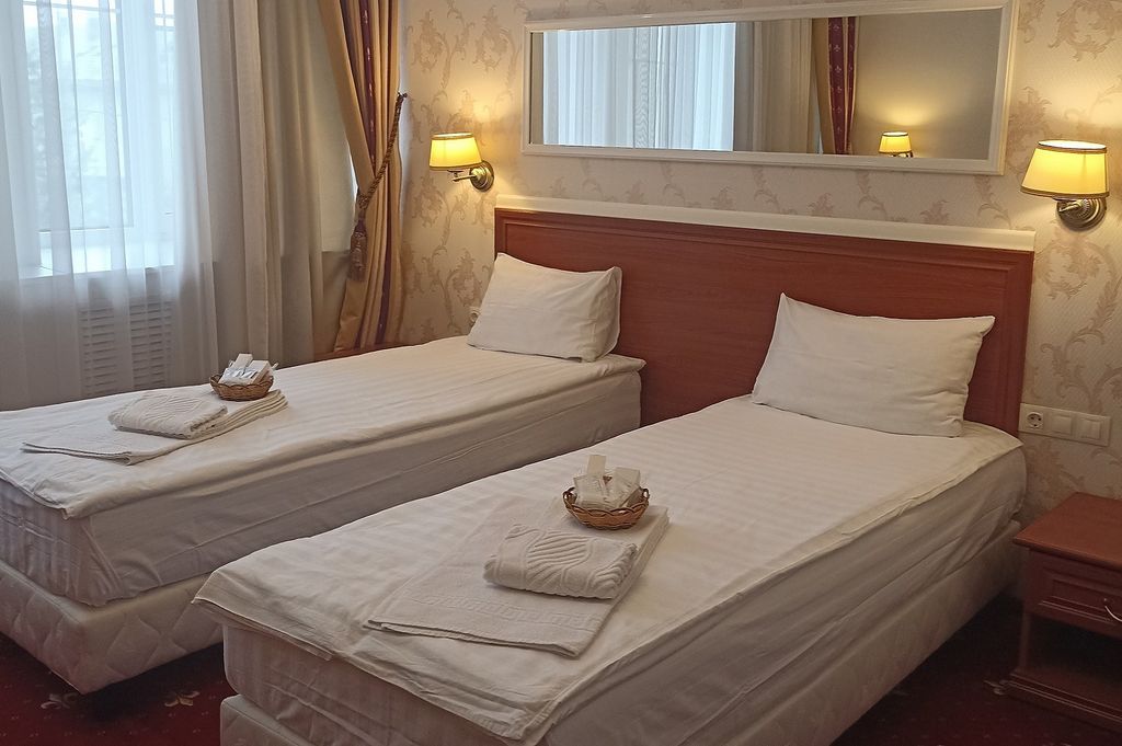 Двухместный номер с 1 кроватью или 2 раздельными Комфорт