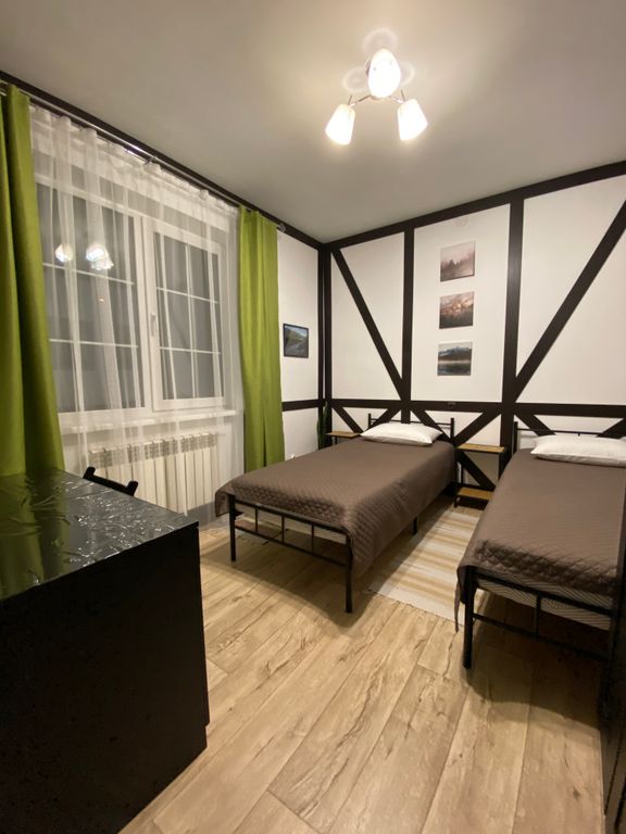 Двухместный номер с 2 отдельными кроватями стандарт с видом на горы