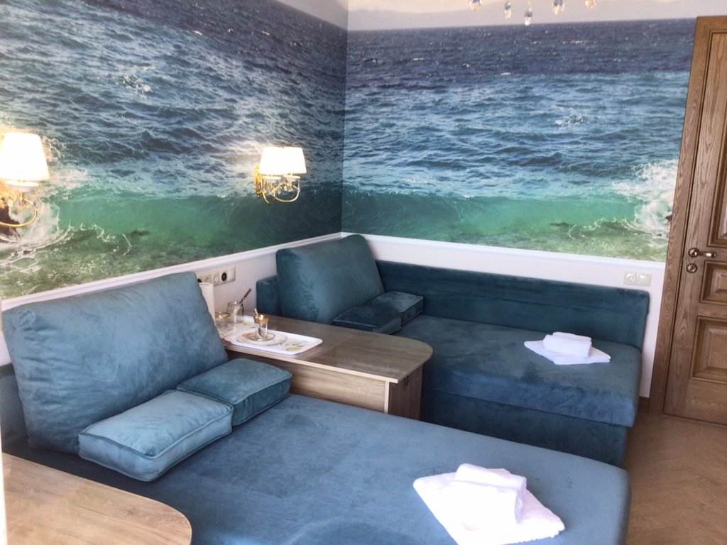 Двухместный с 2 отдельными кроватями Comfort с балконом и с видом на море