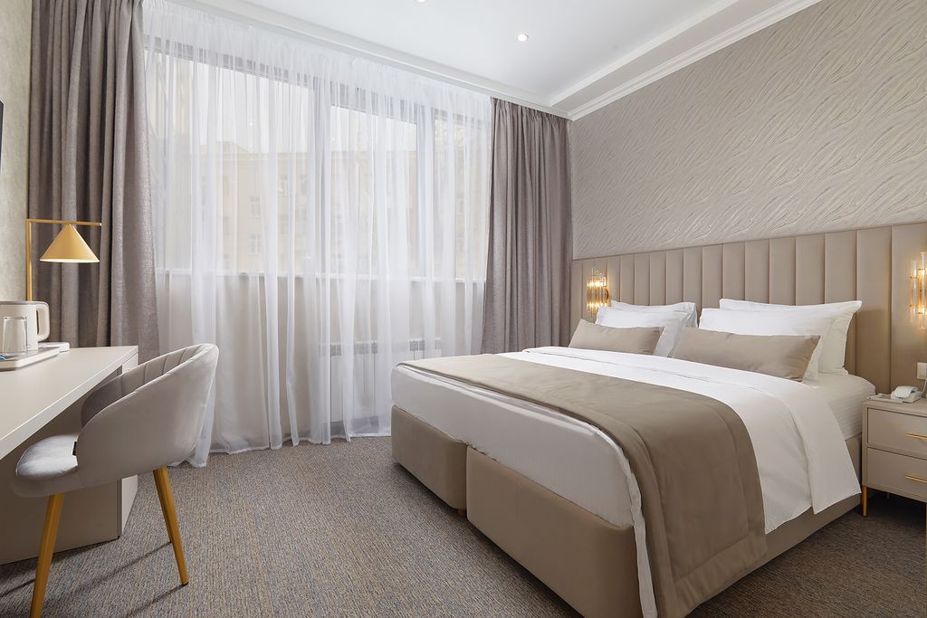 Двухместный номер с 2 отдельными кроватями Бизнес