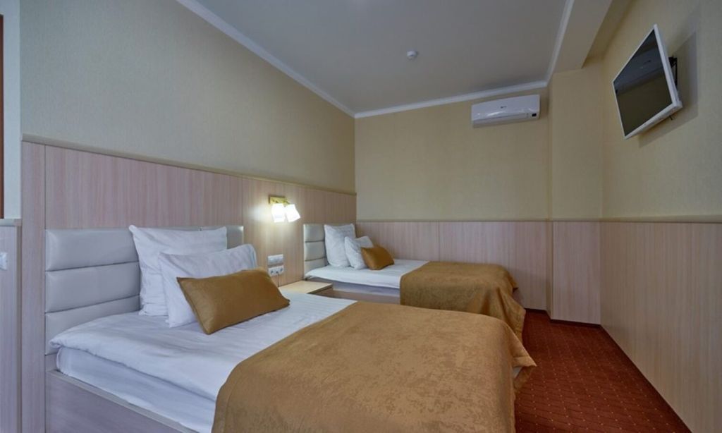 Двухместный номер с 2 отдельными кроватями студия с балконом