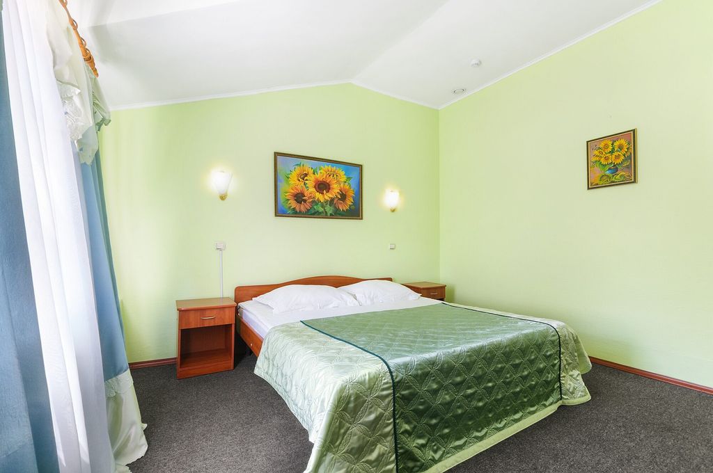 Двухместный номер с 1 кроватью Двухместный номер  п/люкс с двуспальной кроватью (37м2)