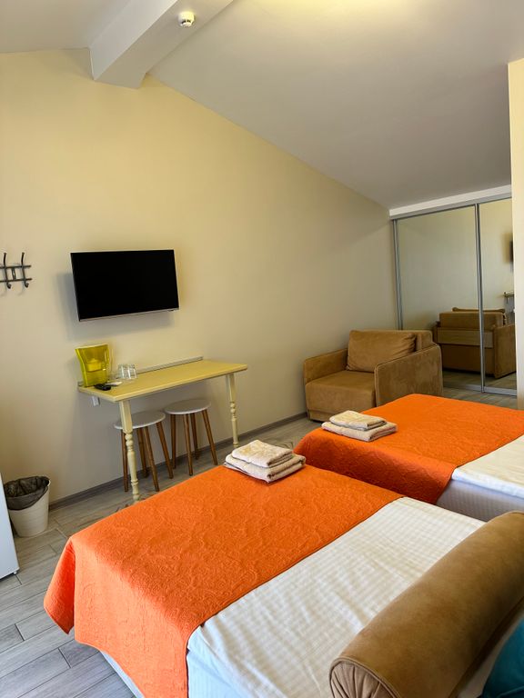 Трёхместный номер стандарт с видом на море