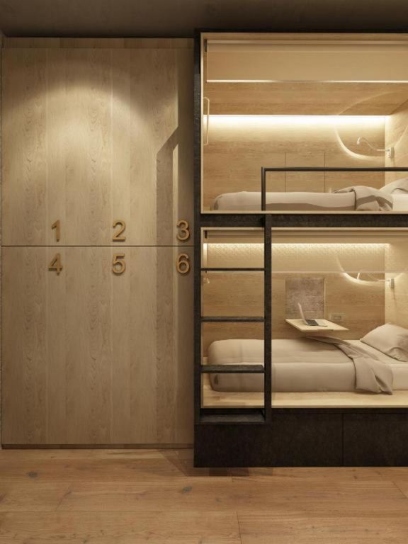 Многоместный смешанный номер кровать в 4-местном общем