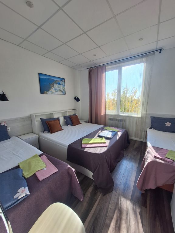 Четырёхместный номер комфорт с видом на море