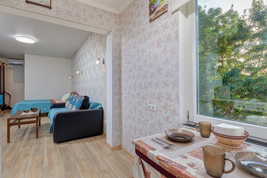 Вид из окна кухни.