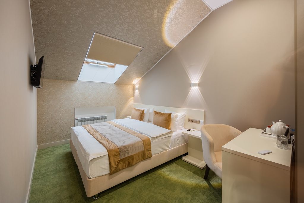 Двухместный номер с 1 кроватью Небесный мансарда