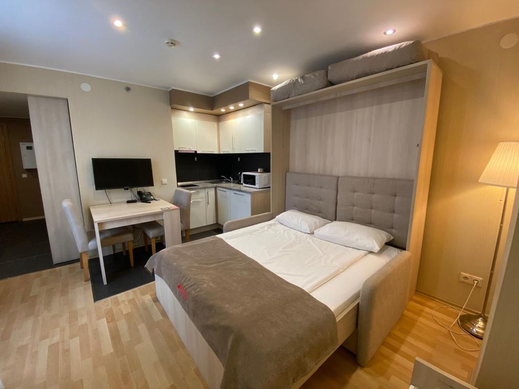 Двухместный номер с 1 кроватью студия в апарт-отеле 3 звезды в центре