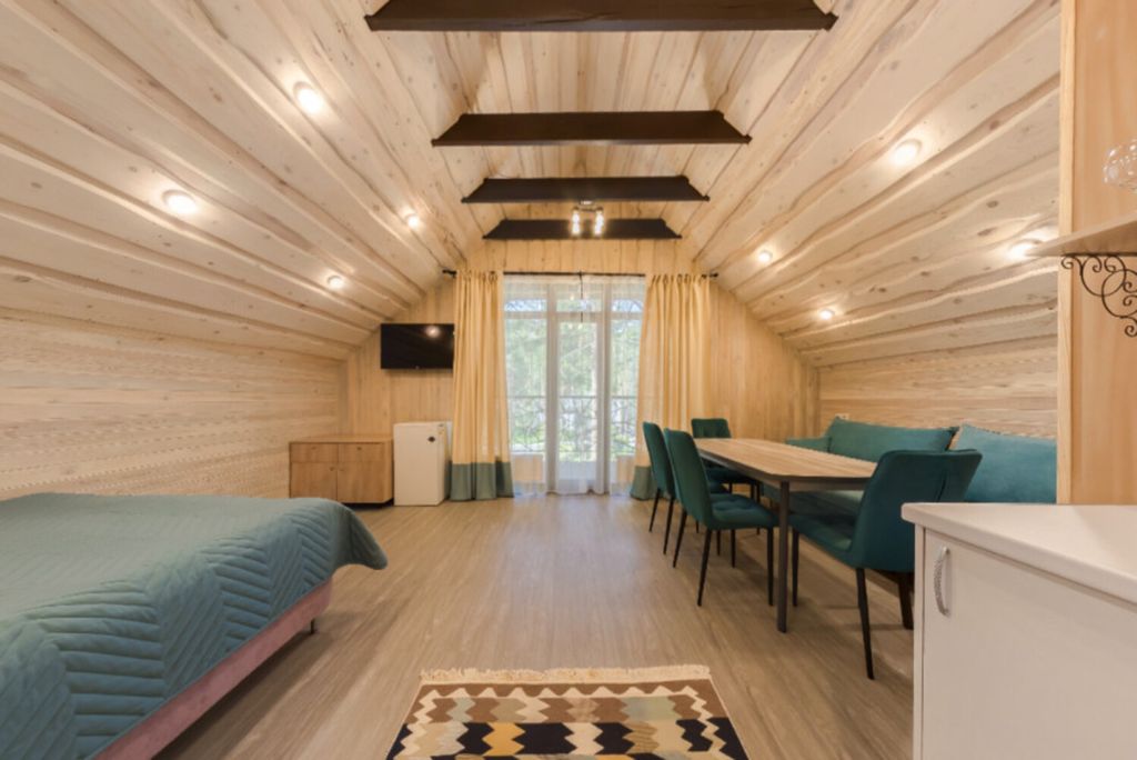 Двухместный номер с 1 кроватью  с кухонной зоной