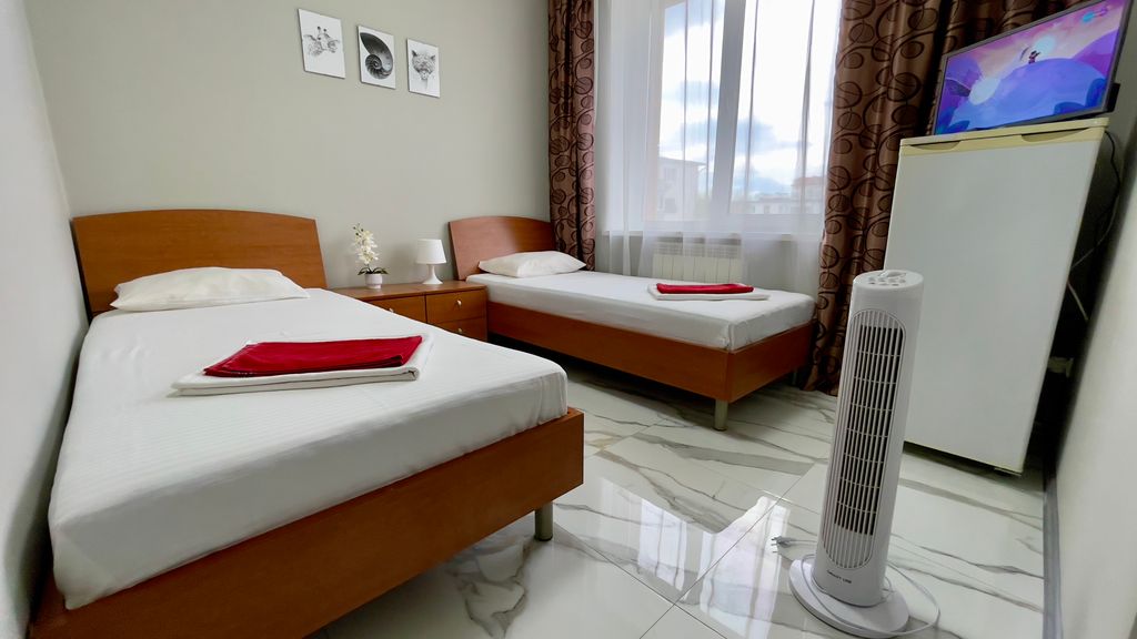 Двухместный номер с 2 отдельными кроватями стандарт с видом на море