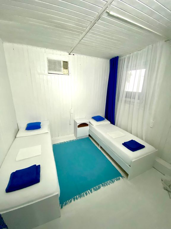 Двухместный номер с 2 отдельными кроватями эконом с видом на горы