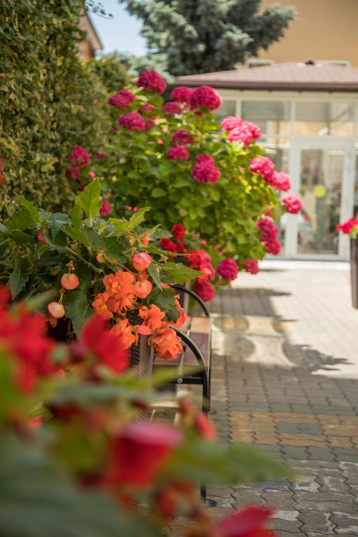 Четырёхместный номер комфорт с двуспальной кроватью и односпальной кроватью, с балконом