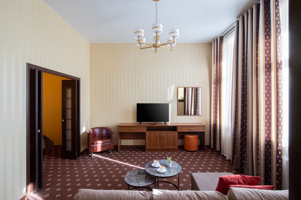 Апартаменты с ванной и балконом